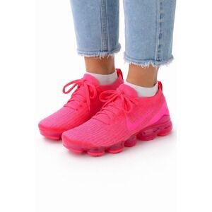 Nike Air VaporMax Flyknit Pink Women's Size 7.5 Running Shoes Athletic Sneakers